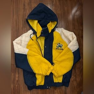 Vintage notre dame quilted jacket